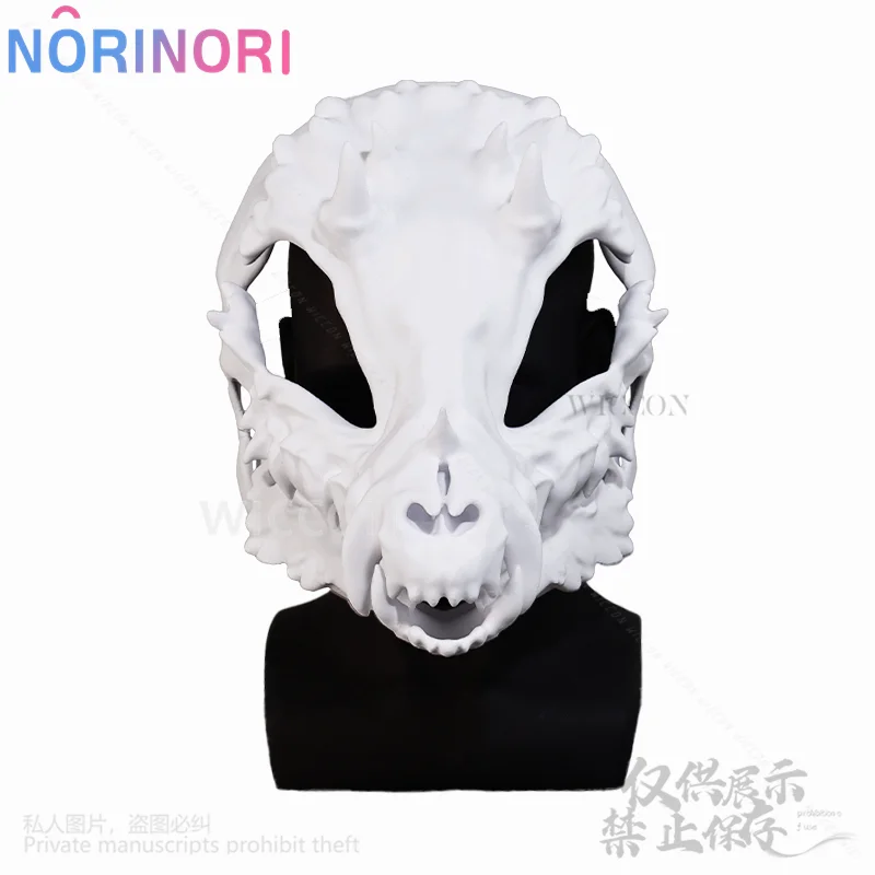 Game Animal Furry 3D Mask Cosplay Furrsuit Kigurumi Props Polylactic Acid Headwear Halloween Christmas Party Customized