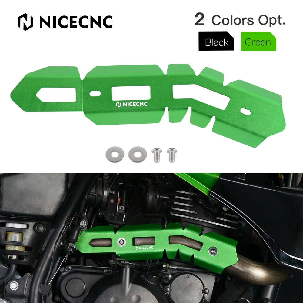 Motorcycle Exhaust Header Pipe Guard Protector Cover For Kawasaki KLR650 KLR 650 2008 2018 2009