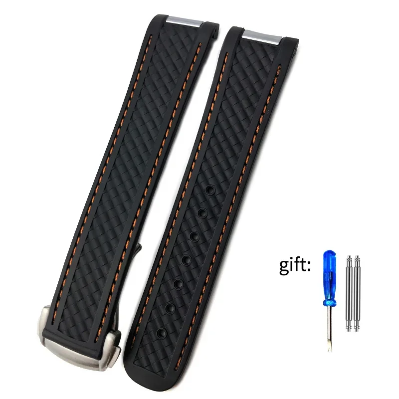 Premium Soft Silicone Rubber Watch Strap