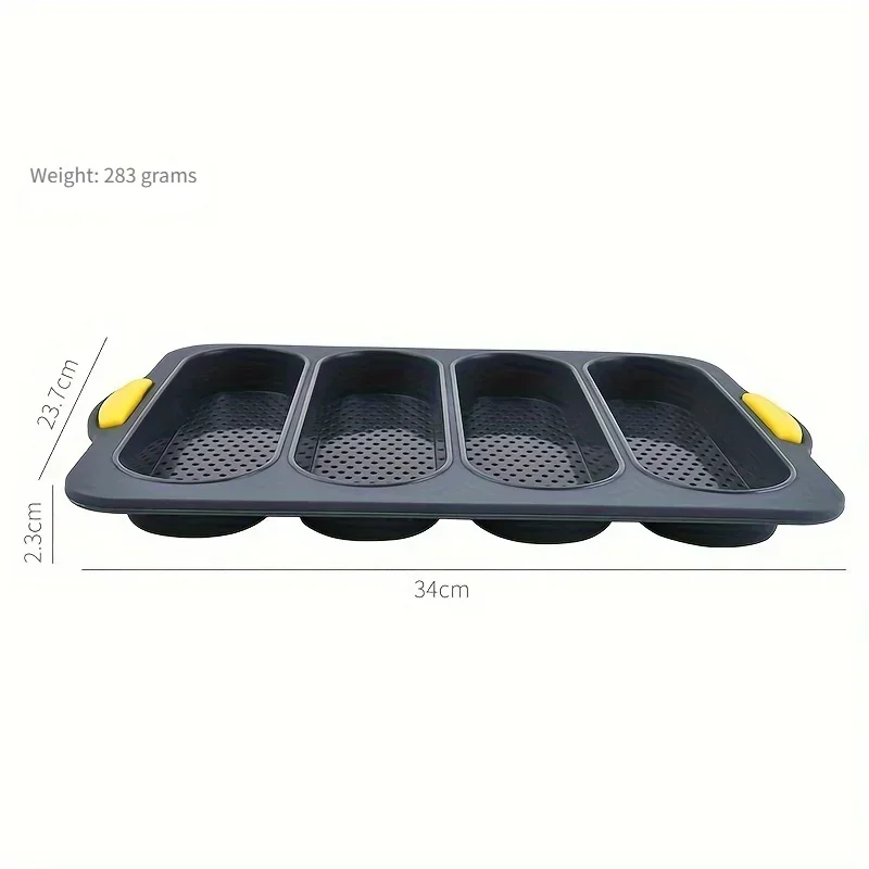Baking Mould Restaurant Hamburger Bun Hot Dog Baguette Waffles Silicone Mold Non-stick Oven Tool kitchen Bakeware Accessories