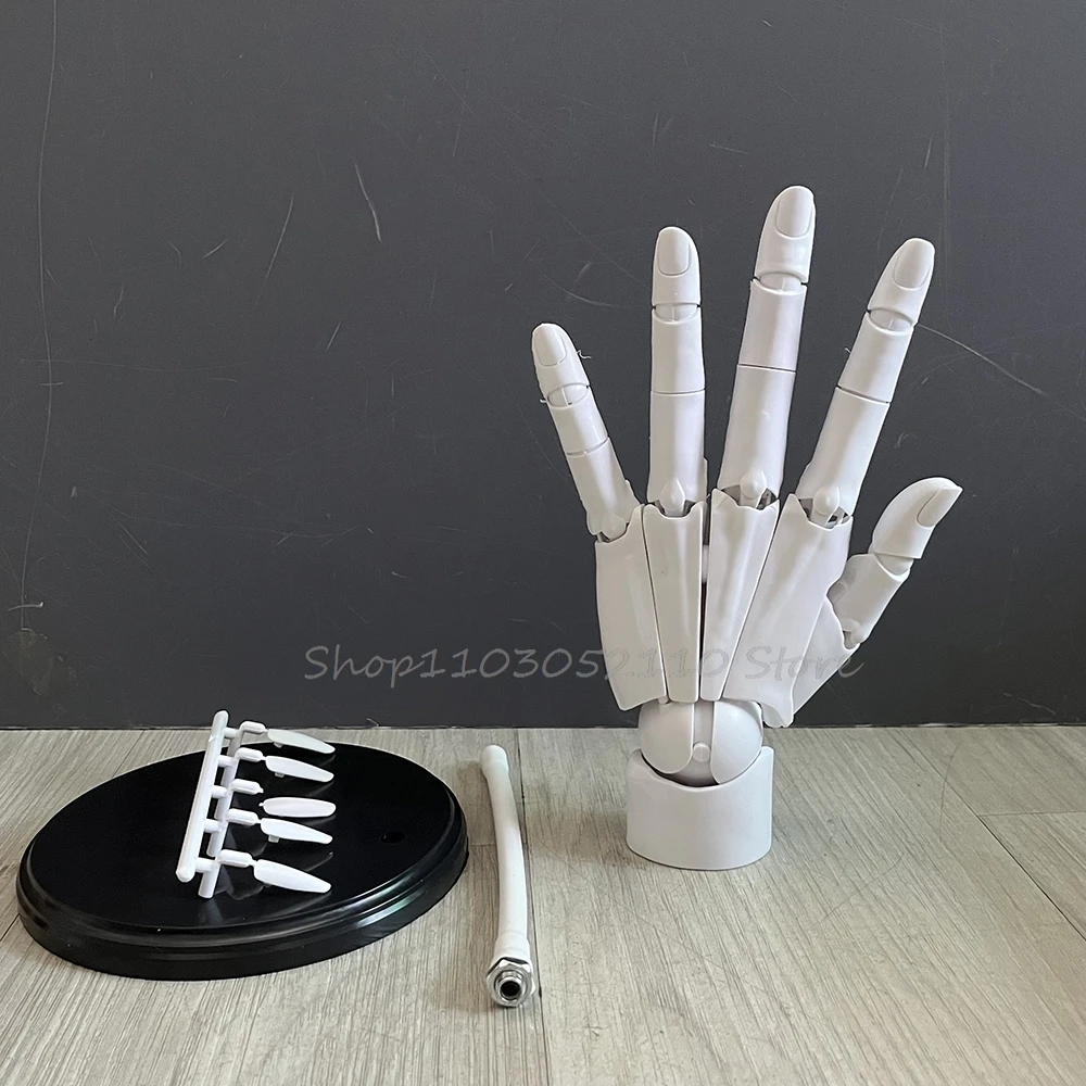 1:1 Handgelenk-Finger-Bionik-Actionfigur, linke und rechte Hand, Simulation zum Zeichnen, Skizzieren, Kunstmalerei, Anime-Körper, bewegliches Handmodell – Detail 14