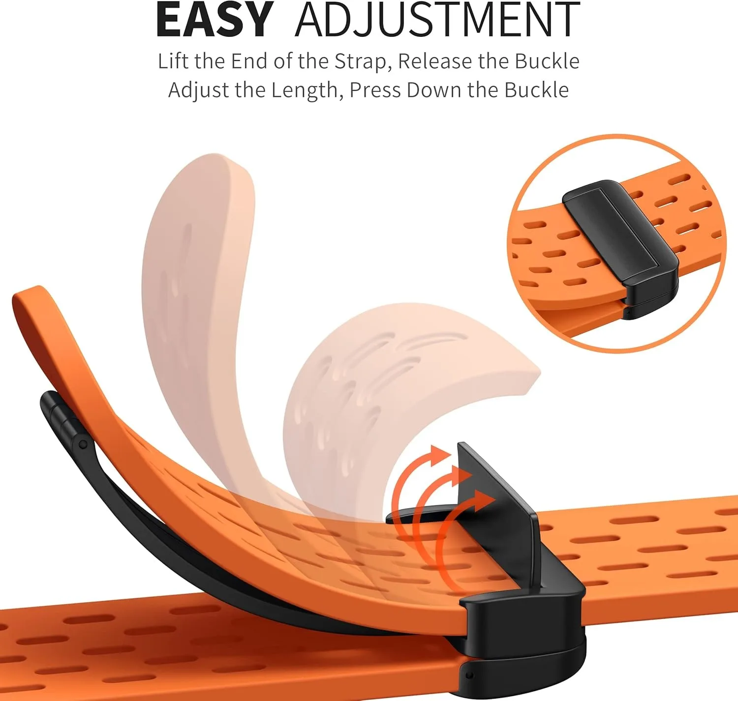 Universal Magnetic Silicone Watch Strap - Premium Adjustable Replacement Band