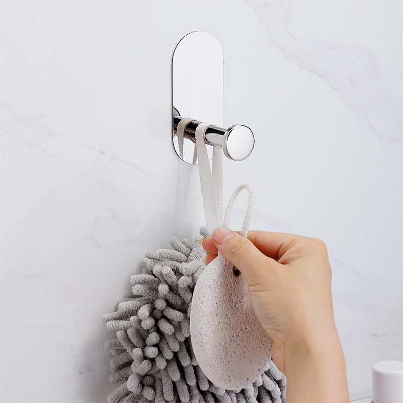 Description Picture 6 of itemSelf-Sticking Bathroom Hardware Accessories Stainless Steel Brushed Towel Bar Paper Holder Accessories Rail Ring Roll Hanger