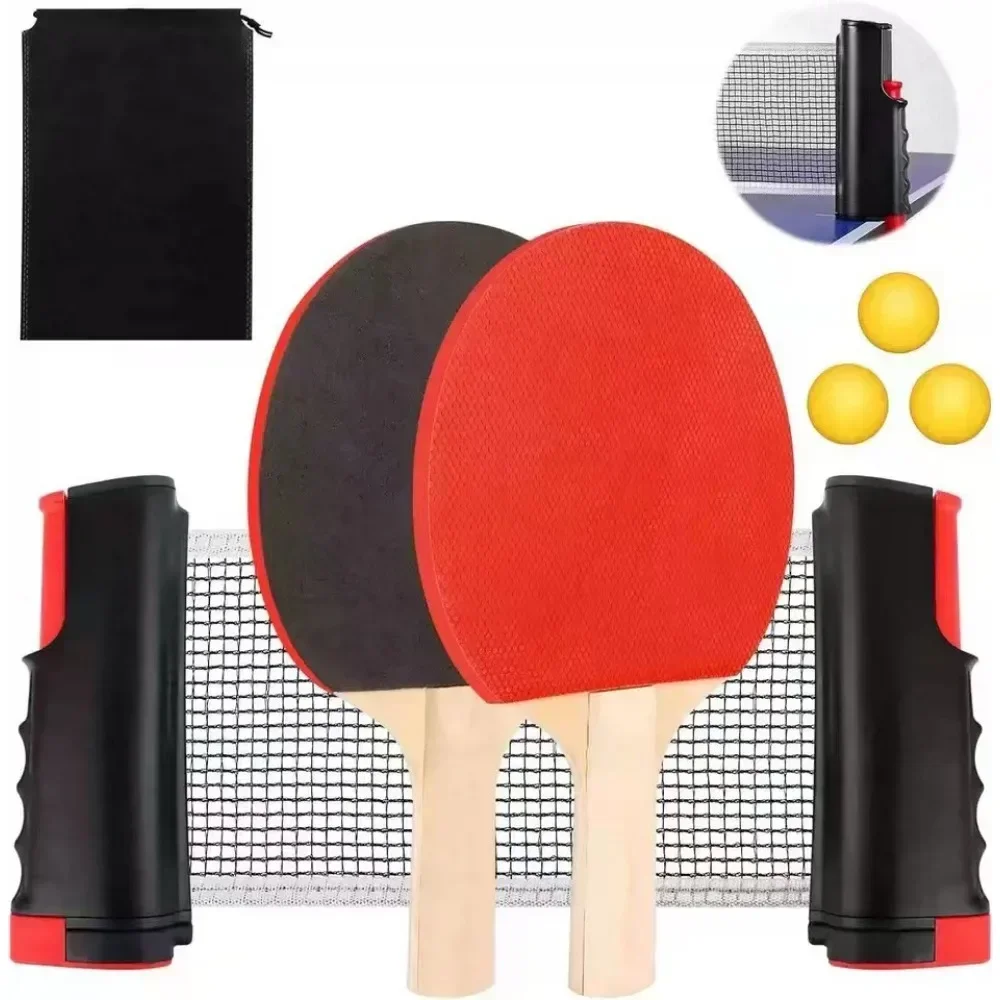 Table Tennis Net Ping Pong Rack Retractable with Ping-Pong Balls table tennis equipment,table tennis net