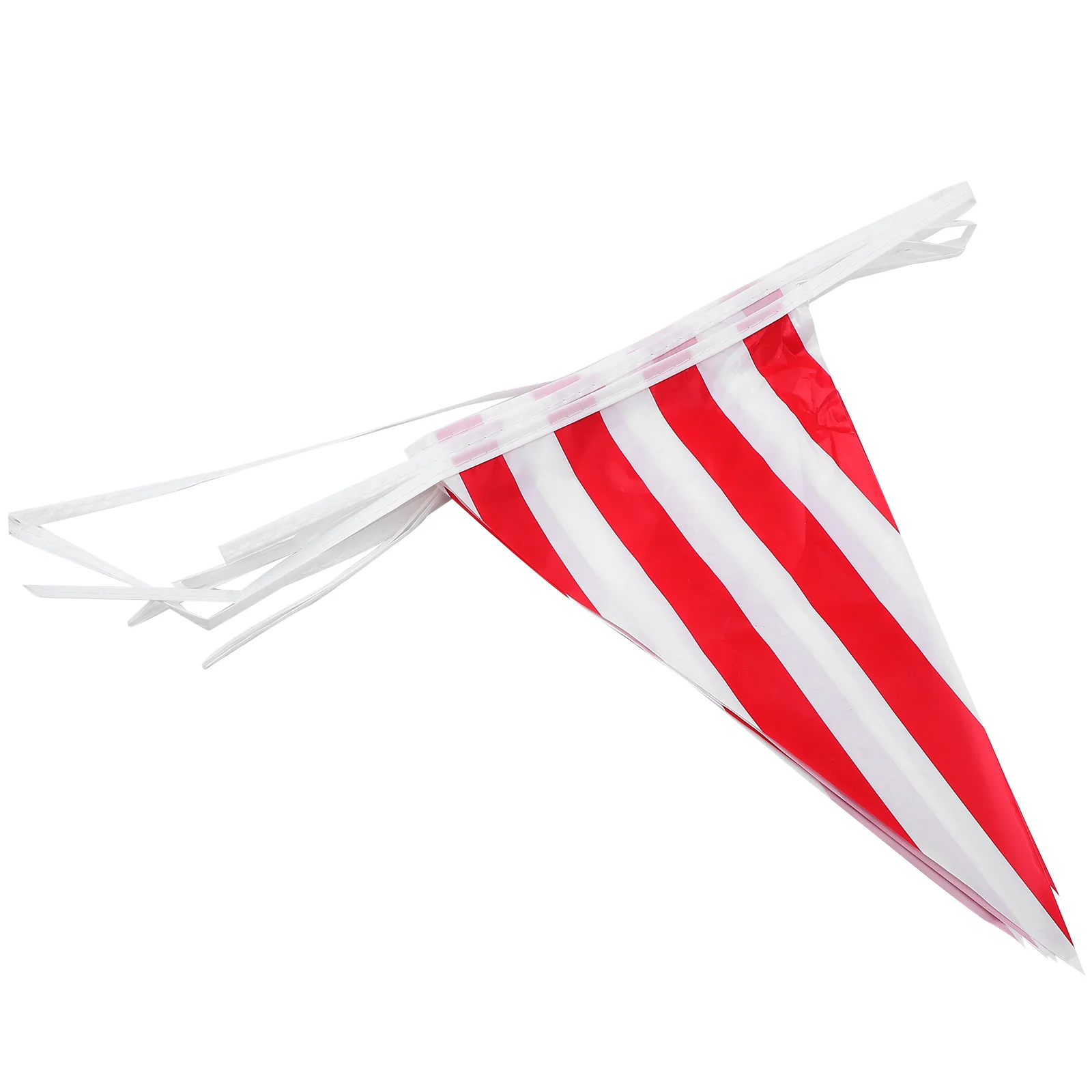 

1 Set Circus Carnival Bunting Banner String Triangle Bunting Flag Striped Pennant Banner Flag (S)