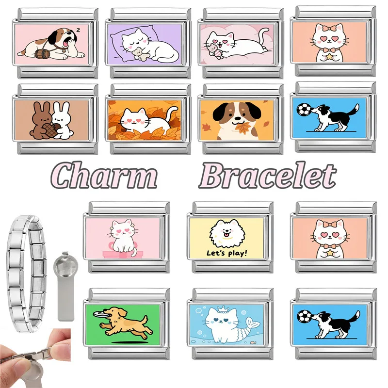 DIY Charm Bracelet Stainless Steel