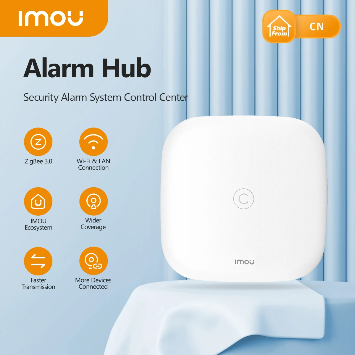 IMOU Zigbee Smart Gateway Hub Wireless Remote Control Wi-Fi & LAN Multi-Mode For Alexa Google Home Smart Life ZigBee 3.0