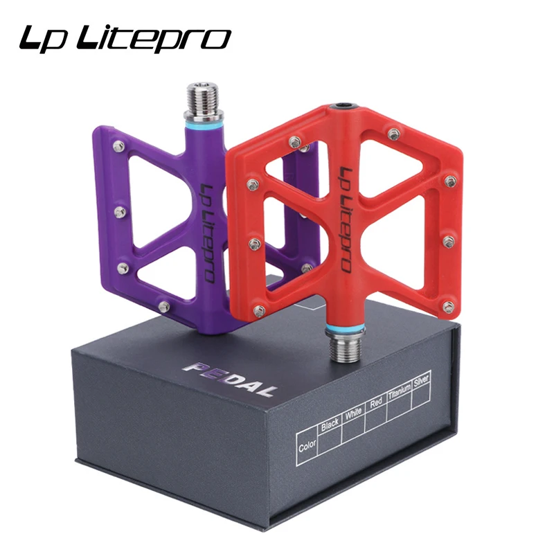 Description Picture 3 of itemLp Litepro Bicycle Pedal Ultra Light 170g Titanium Axle Nylon Pedal Widened Anti-Slip Road Bike Mtb Pedal
