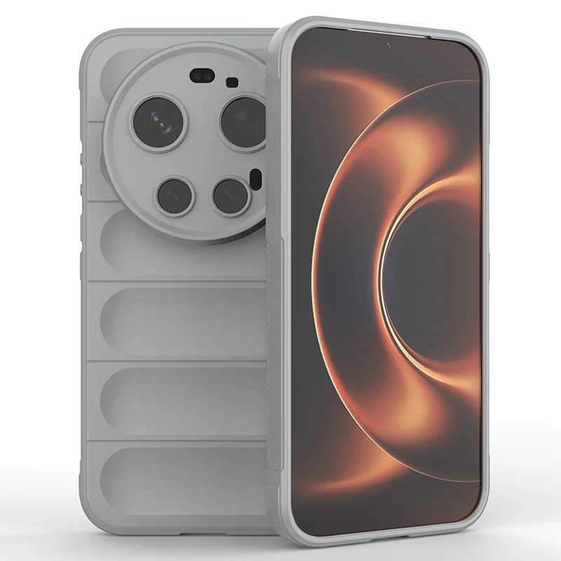 Shockproof Shield Phone Case with TPU Frame and Flannel Lining, featuring Four-Corner Airbag Protection
