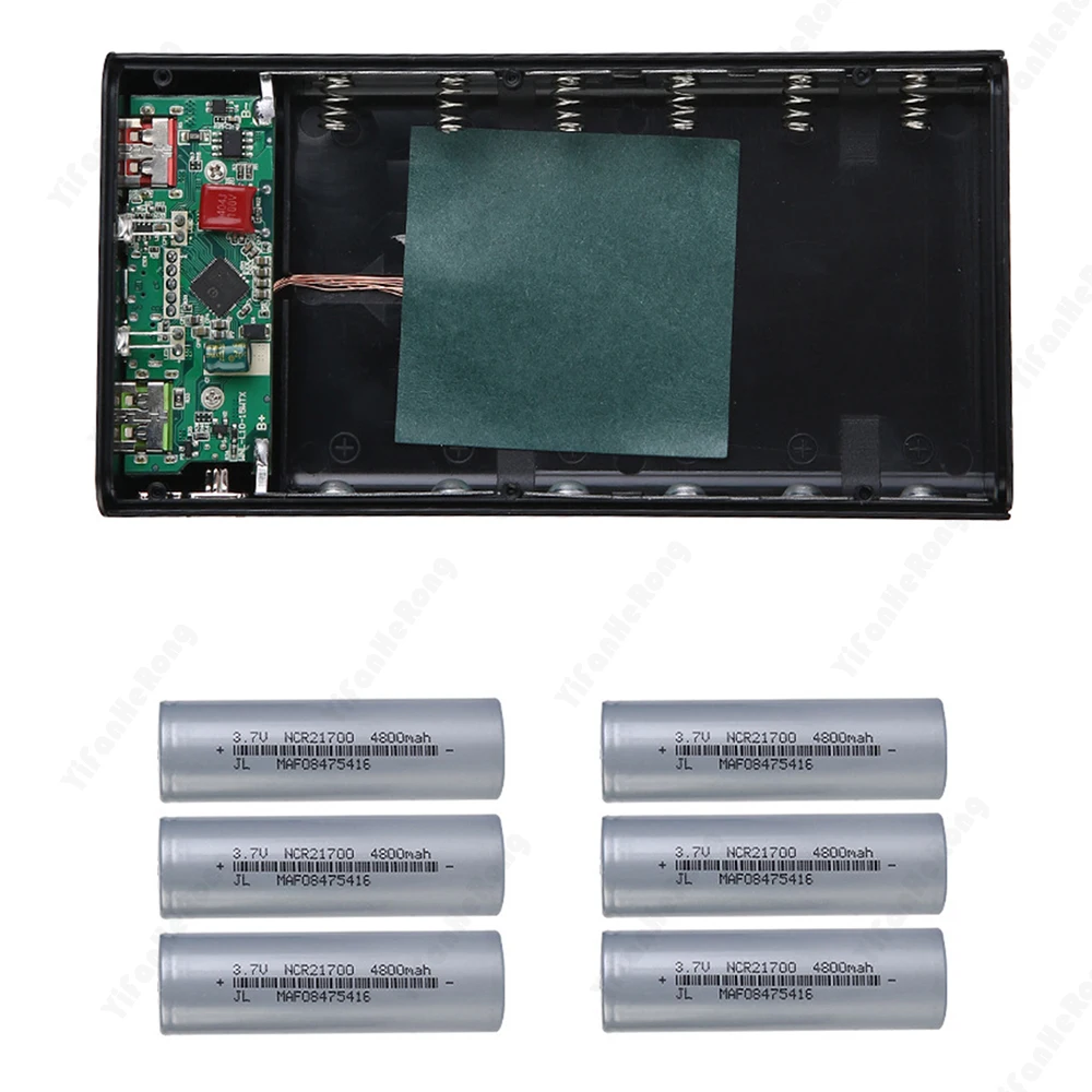 Destacável Power Bank Case, Carregador Rápido Rápido,