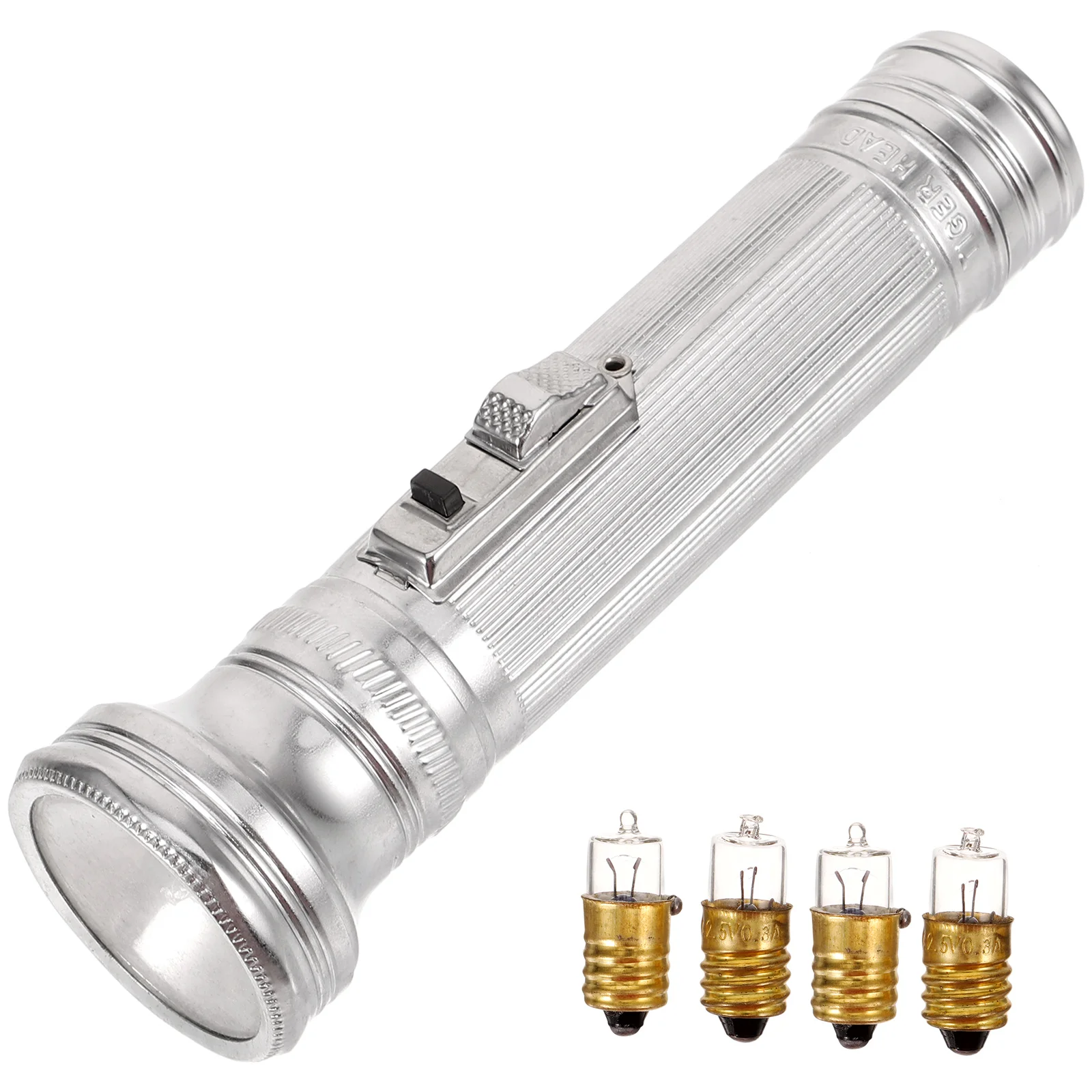 

Small Flashlight Metal Old-Fashioned Flashlight Portable Flashlight for Outdoor
