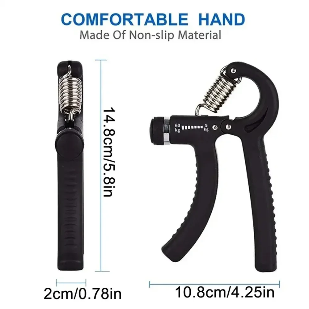 Grip Strength Trainer Hand Squeezer Adjustable Resistance Hand Grip Strengthener for Muscle Building and Injury Recovery hand strengthener
