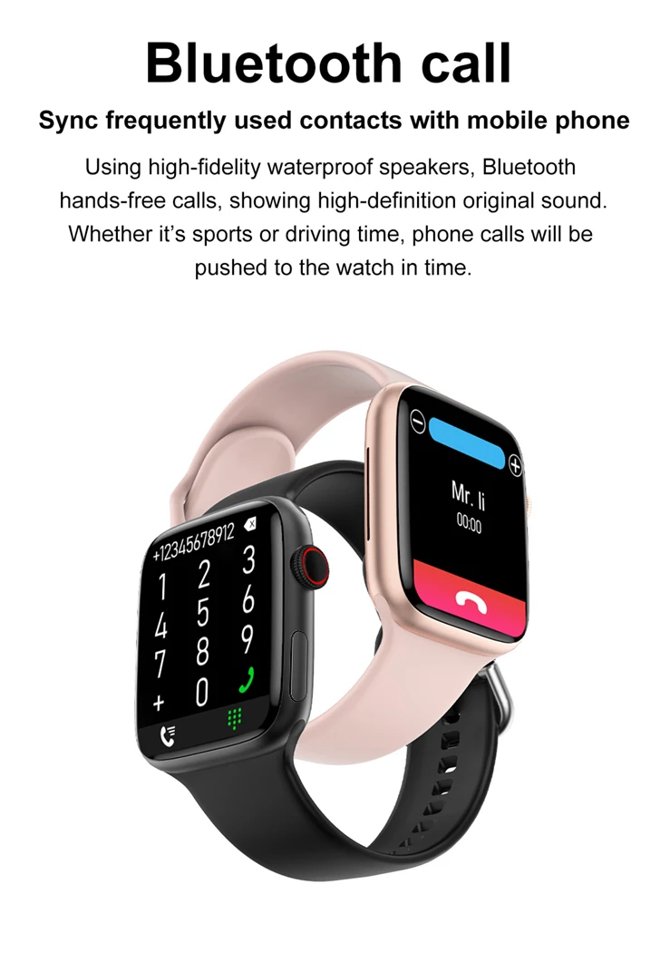 Relógios para Mulheres dos Homens Pulseira de Fitness 2022 de Carregamento sem Fio Sitopwear Relógio Inteligente Smartver Bluetooth Chamada Personalizado Face 44mm - Image 2