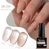 2/6Pcs Jelly Gel Nail Polish Set Black Crystal Translucent Dull Color Semi Permanent Varnish Nail Art Soak Off UV LED Gel Polish 4