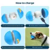 Smart Dog Toy Ball Electronic Interactive Pet Toy Ball USB Automatic Bouncing Rolling Toy Ball With RGB Lights Puppy Cat Product 6