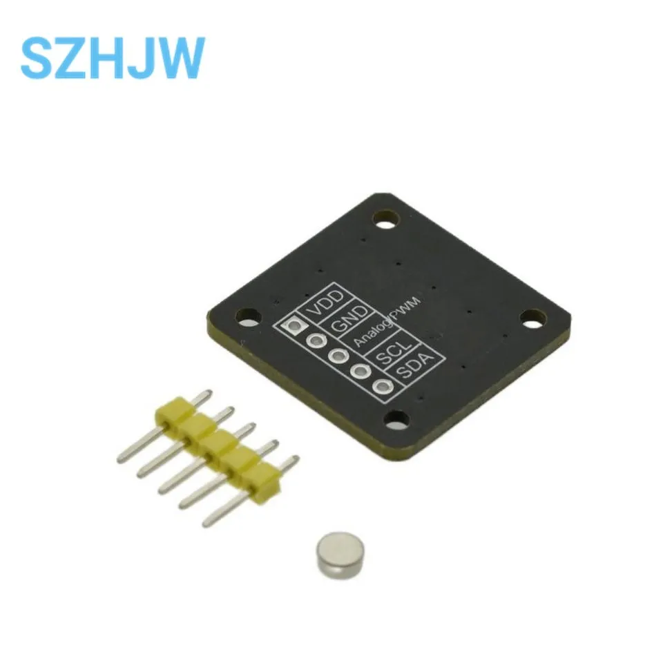 MT6701 Magnetic Encoder Magnetic Induction Angle Measurement Sensor Module 14bit High Precision Replacement AS5600