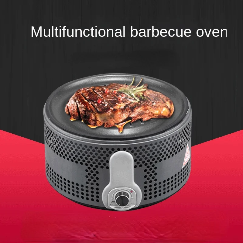 Safe Body Smokeless Bbq Grills Indoor Convenient Round Frying Oven