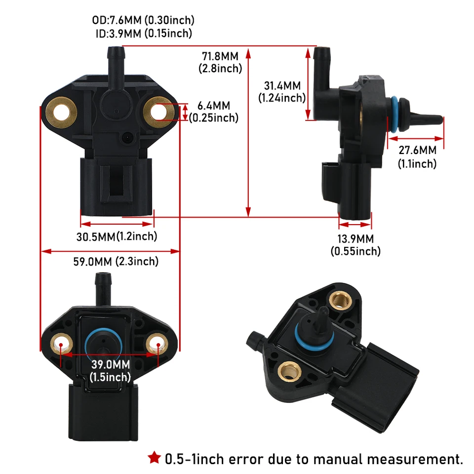 Fuel Injection Rail Pressure Regulator Sensor For Ford Expedition