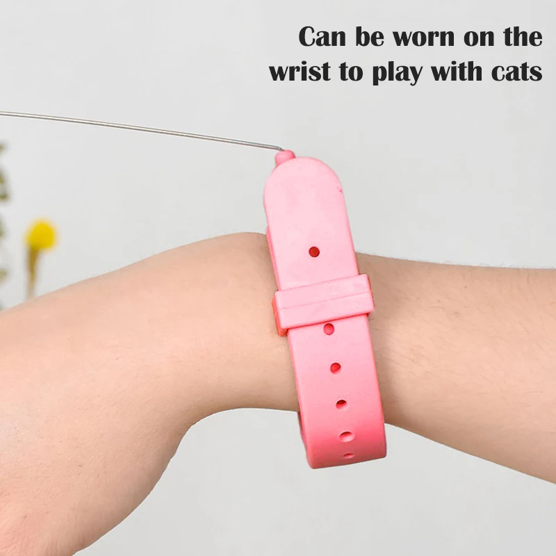 Interactive Cat Toys Cat Teaser Stick Collar Self-hi Game for Cats Stick  Funny Pet Cat Toys Pet Accessories Juguwtes Para Gatos - AliExpress