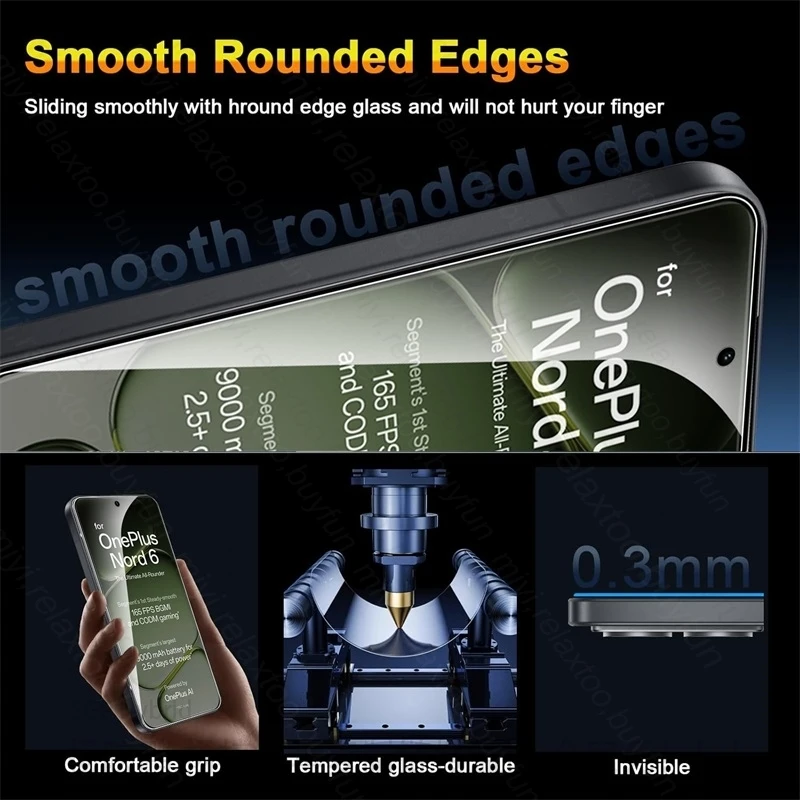 Premium 4-Pack Tempered Glass Screen Protectors with 9H Hardness