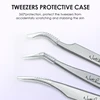 NATUHANA Eyelash Extension Tweezers Stainless Steel High Precision Stainless Steel Superhard Anti-Static Tweezers Makeup Tools 5