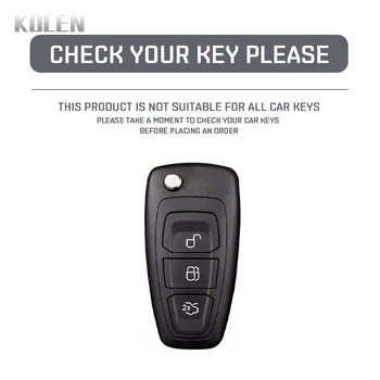 TPU Car Flip Key Case Cover Shell Fob per Ford Ranger Mondeo Focus Galaxy C-Max S-Max Transit Tourneo accessori per supporti personalizzati - TPU Car Flip Key Case Cover Shell Fob per Ford Ranger Mondeo Focus Galaxy C
