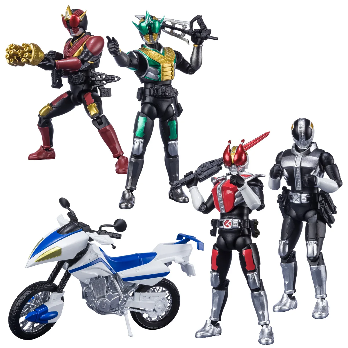 

Bandai Box Egg Shodo Palm X Kamen Rider Masked Rider Den-O Kreis Initial Zeronos Action Figure Joint Movable TOYS