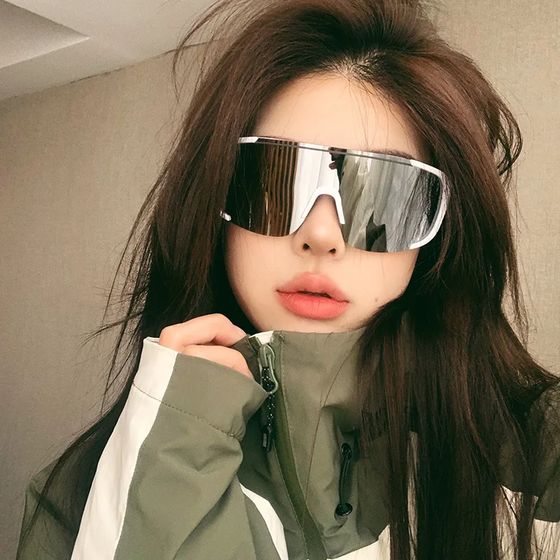 

Oversized Outdoor Sport Goggles Women Climbing Glasses Windproof Eyewear Big Frame Sunglasses Men Travel Sun Glasses UV400 New