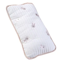 Baby Pillows Baby Head Support Quilted Pillow with Animal Pattern Baby Flat Pillow for Toddlers Newborns 0-3 Year W3JF 2