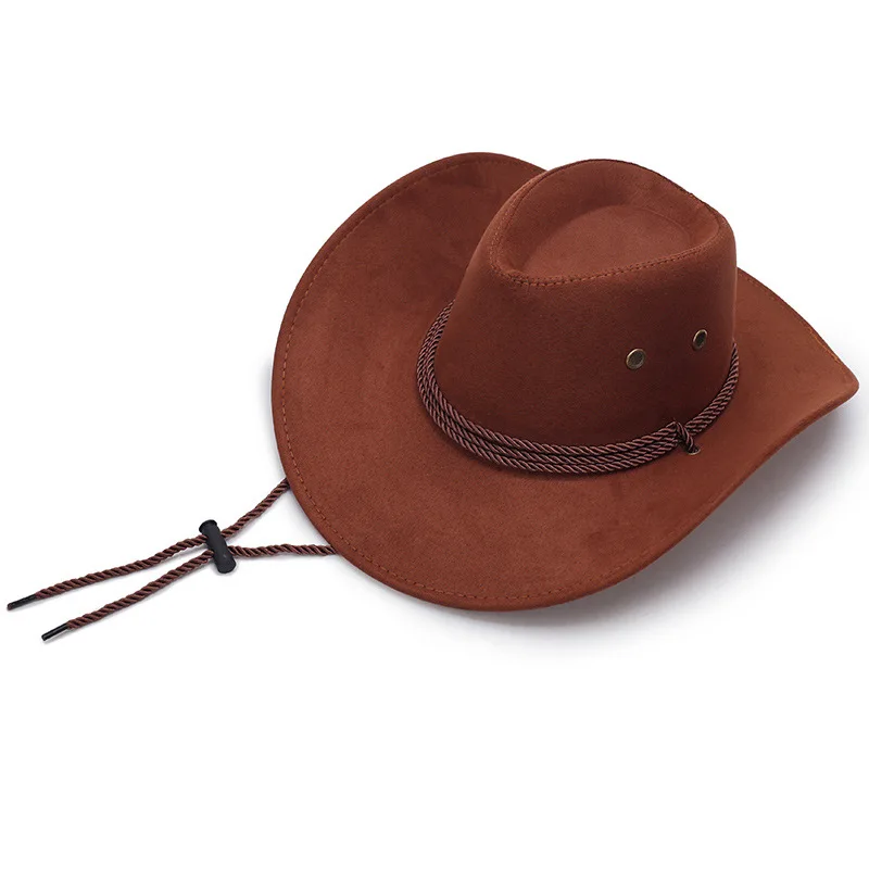 Cowboy Hat Faux Leather Men and Women Travel Caps Fashion Western Hats  Chapeu Cowboy Sun Hat