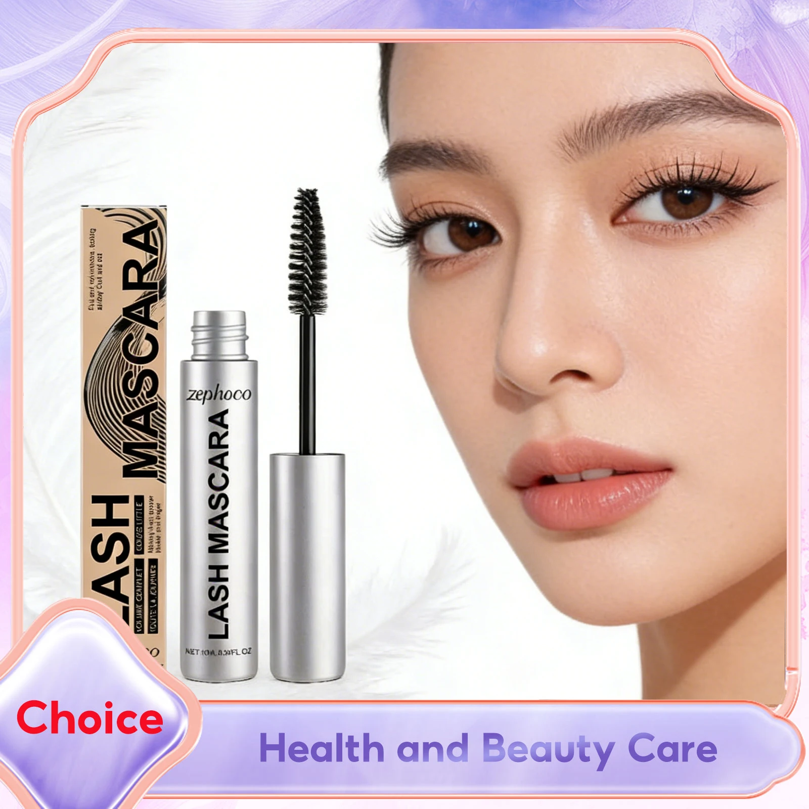 Lash Mascara Volumizing Extension Quick-Drying Waterproof Long-Lasting Curl Enhances Natural Lashes Black Fiber Mascaras Makeup_voghion.com