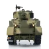 Gifts 1/16 RTR RC Tank US M5A1 Stuart VI Remote Control Light Tank Two Battery Radio Mini Vehicle Car Model Toys for Boys 5