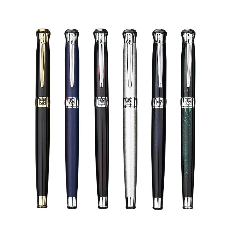 

Picasso 903 Metal Fountain Pen Sweden Flower King Series Iridium Fine Nib 0.5mm Ink Writing Pen for Office Business School