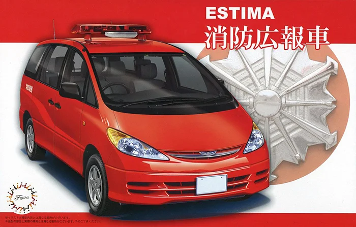 

Fujimi 1:24 Estima пожарная машина 03983 МП JDM Ограниченная серия статическая сборка набор моделей игрушки подарок