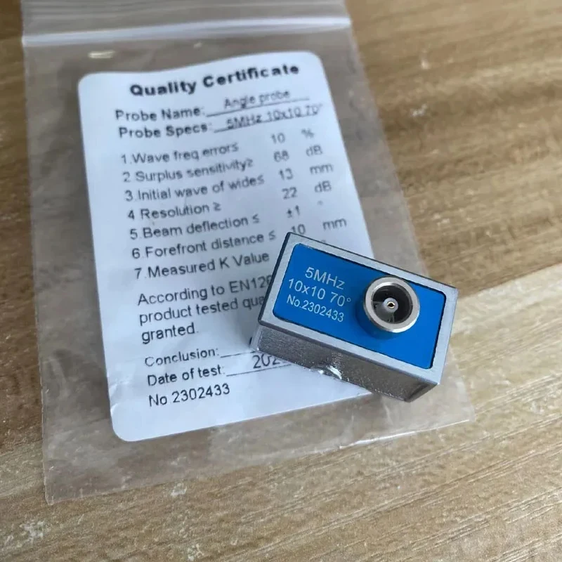 Angle Probe Transducer Top connector 5MHz 10x10 10*10 45/60/70 Degree
