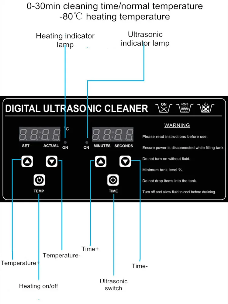 3L 120W 40khz Ultrasonic Cleaner Laboratory Dental Instrument Industry Hardware Derusting And Degreasing Auto Repair Motherboard 3