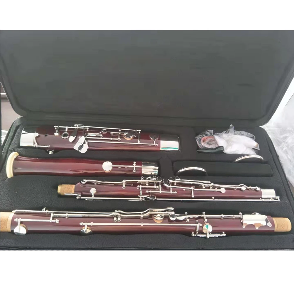 Nickel Plated natural low Maple double Oboe tube
