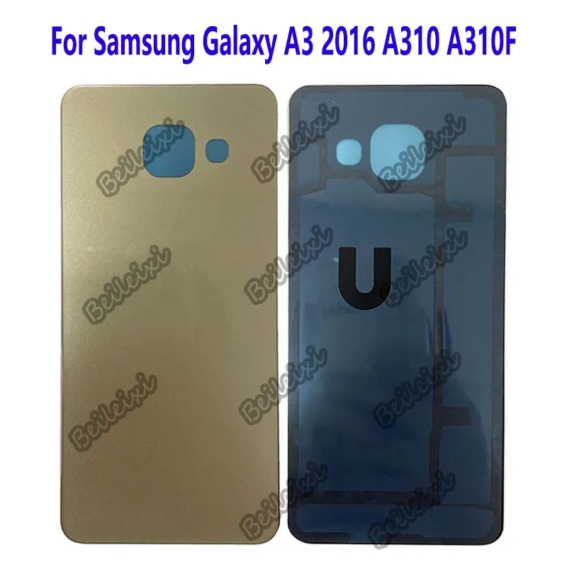 

For Samsung A3 A7 2016 A310 A710 A310F A710F Battery Back Cover Rear Door 3D Glass Panel Housing Case Back Cover