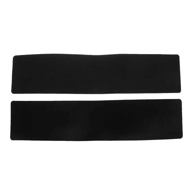 Adhesive Frameless Black Weather-Proof License Plate Holder Set - 2 Pack