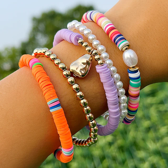 Wholesale Colorful Clay Beads Bracelet for Woman - China Beads Bracelet and  Beads Jewelry price