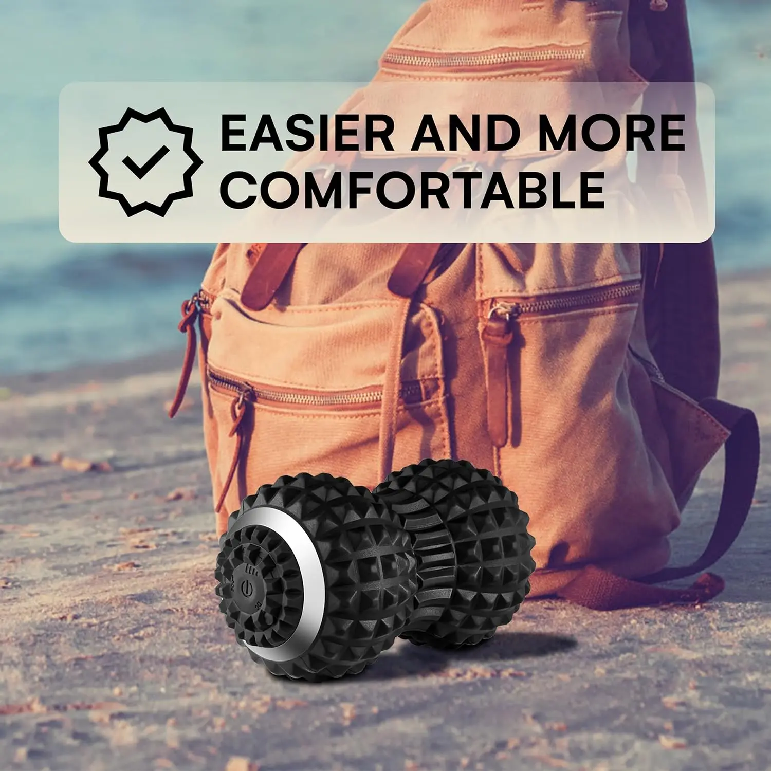 Electric Massage Peanut Ball 4-Speed Vibrating USB Rechargeable Sport Yoga Foam Roller Muscle Relaxation Small Fitness Equipment 5