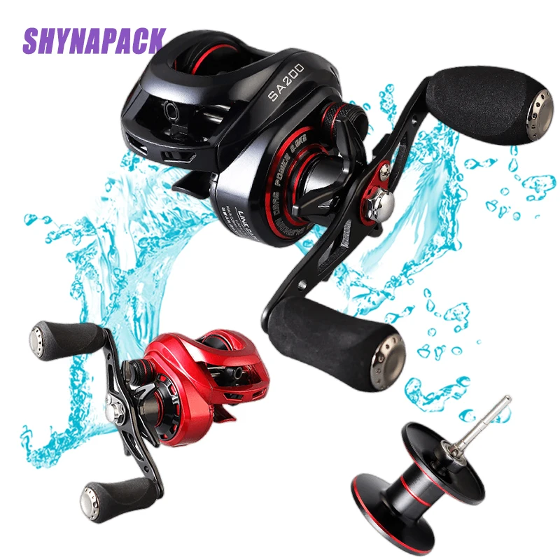 

Baitcasting Reel 8kg Max Drag 8.0:1 High Speed Gear Ratio Baitcasting Reel Fishing Saltwater Fresh Fishing Casting Fishing Reel