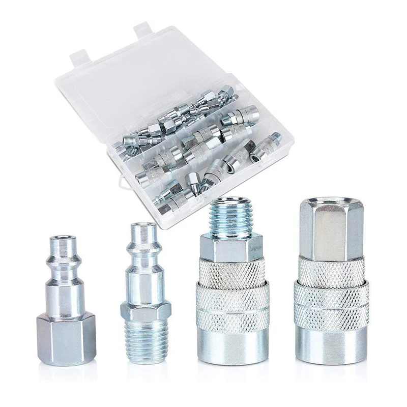 Air Hose Connector 1/4 NPT American Pneumatic Connector Quick Connector Compressor Accessories American Standard