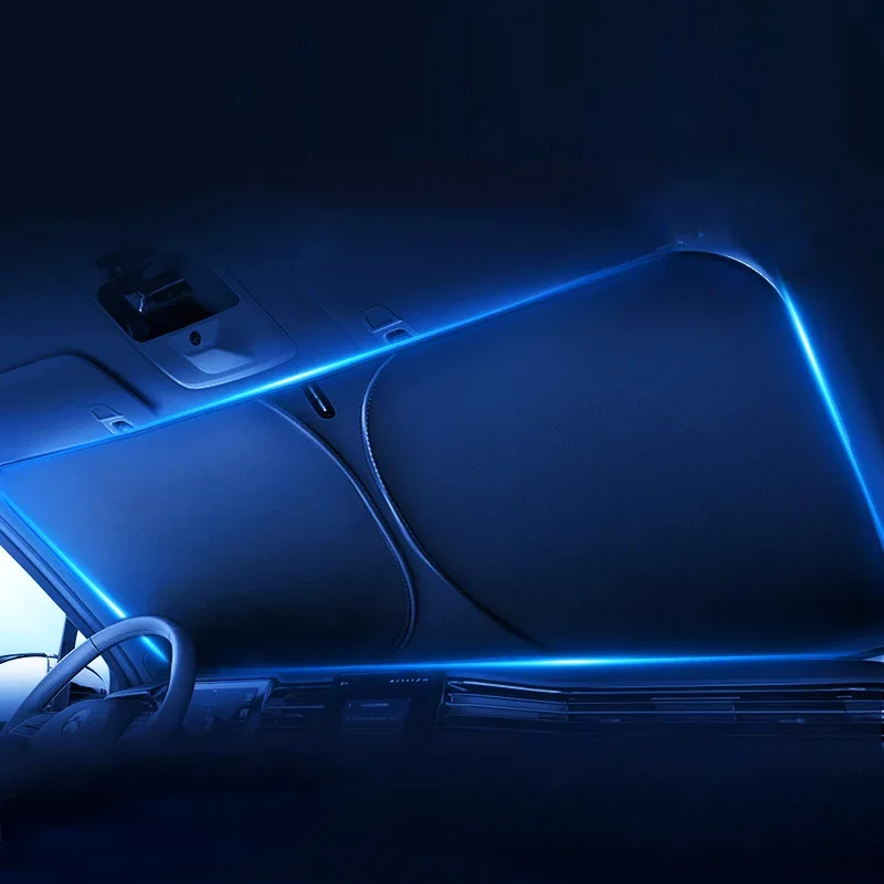 for Windshield Sun Shade, Car Sunshade Cover UV Block Car Front Window with Foldable Sun Shade Cover Cool