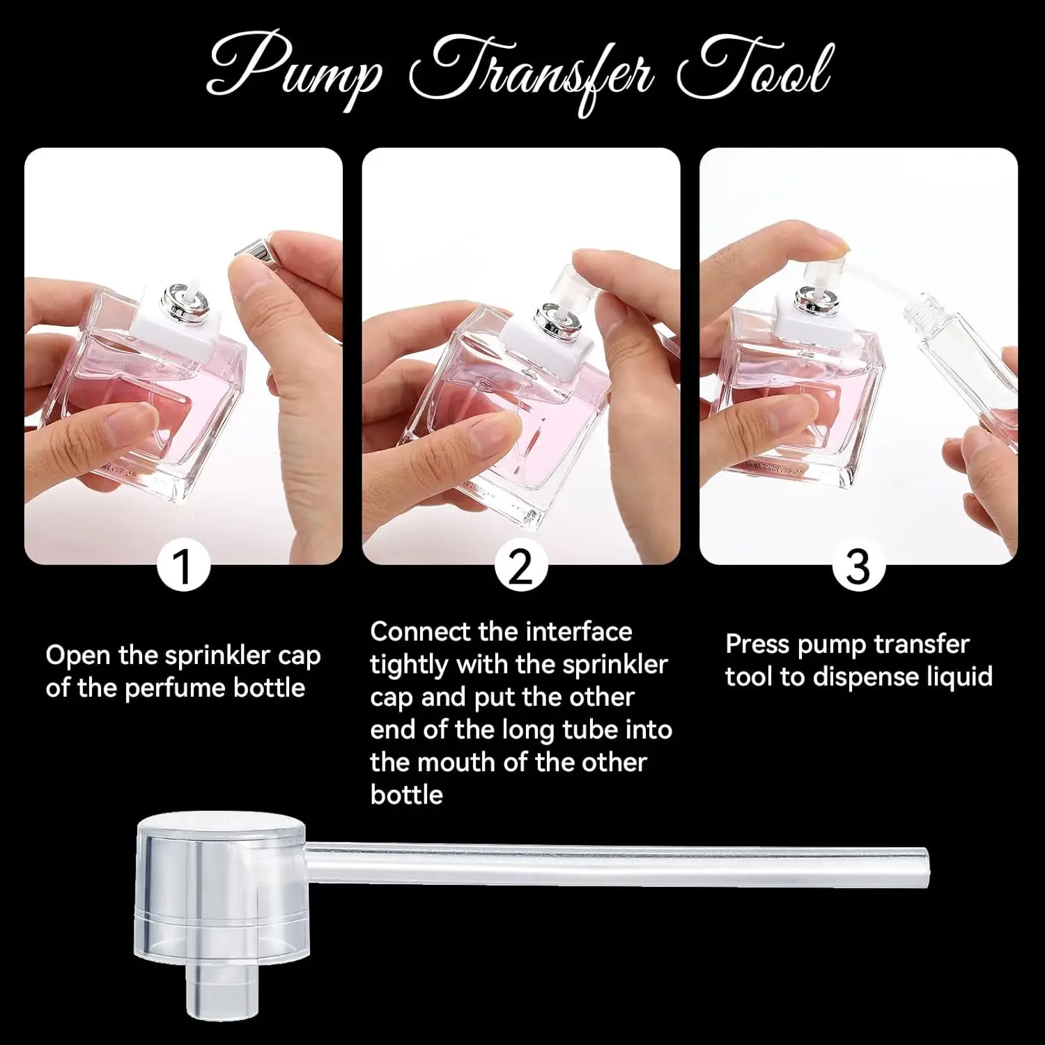 Perfume Refill Kits 10 plastic perfume dispenser transfer tools liquids Perfume Sample Essential Oil Travel Supplement Kit