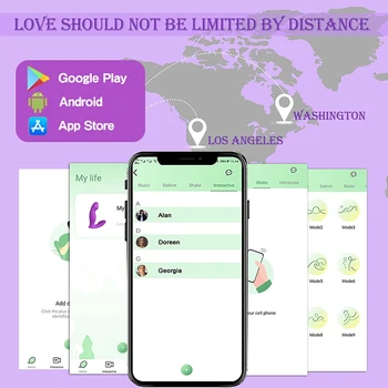 Long Distance Control APP Vibrator for Women Wearable G Spot Clitoris Stimulator Vibrating Bluetooth Remote Dildo Sex Toys Adult 2