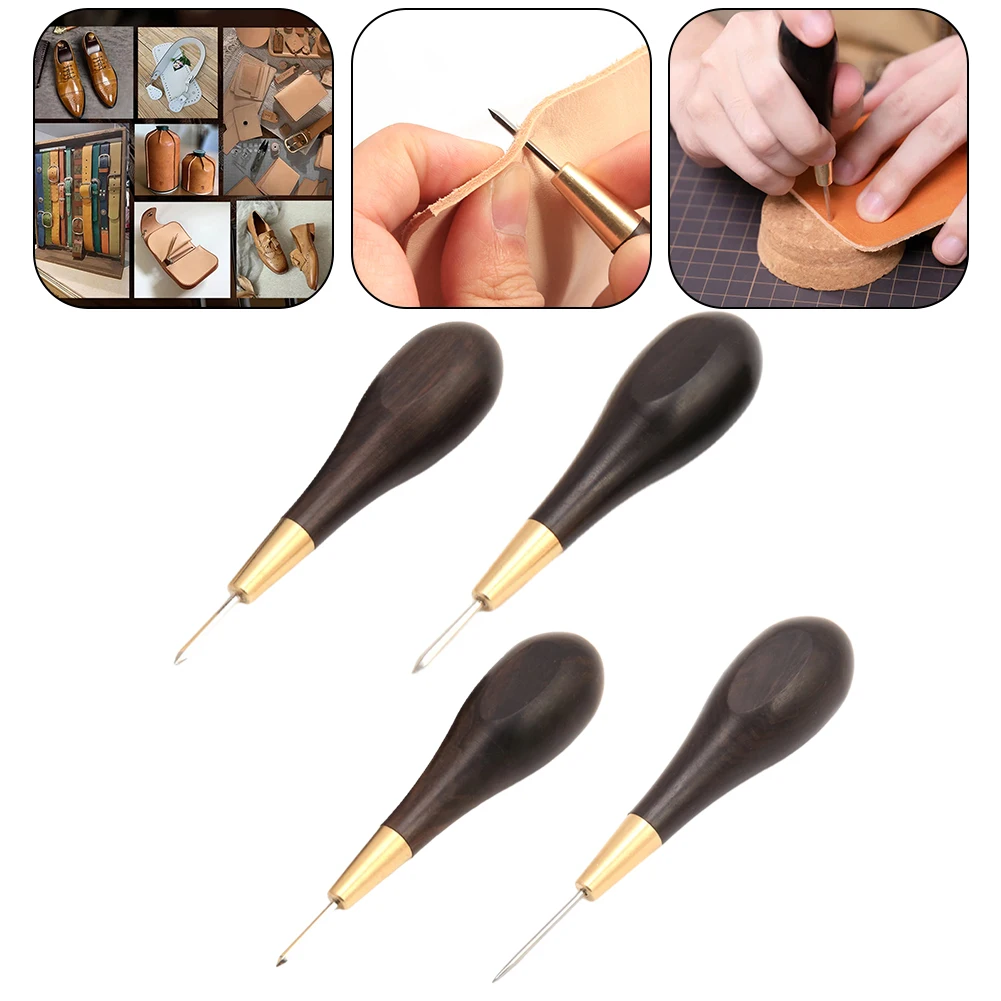 

1Pcs Leather Sewing Diamond Awl Handmade Fabric Sewing Leather Craft Tools DIY Sewing Tool For Leather Working/Paper Making
