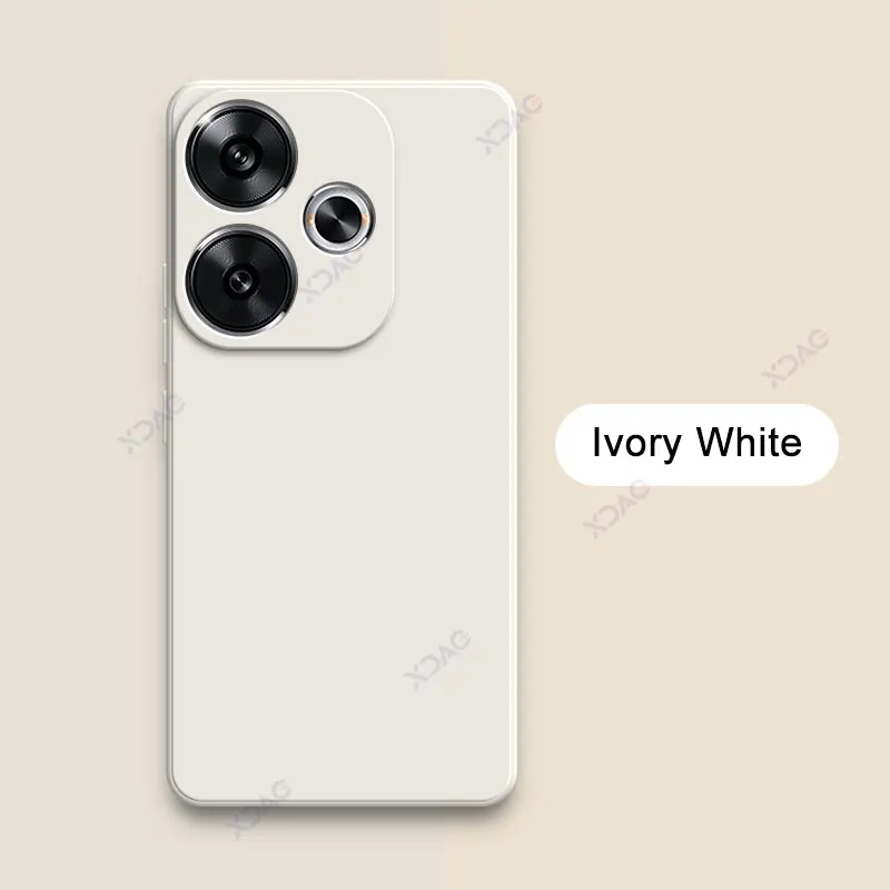 Premium Liquid Silicone Shockproof Phone Case - Full Protective Soft Back Cover for Xiaomi POCO F6 Pro 5G