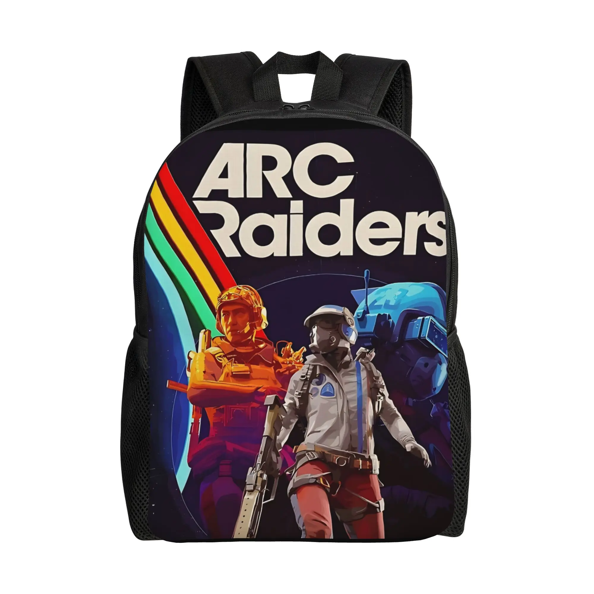 ARC Raiders 백팩 남성용 여성용 멋진 고등학교 비즈니스 데이팩 슈팅 게..