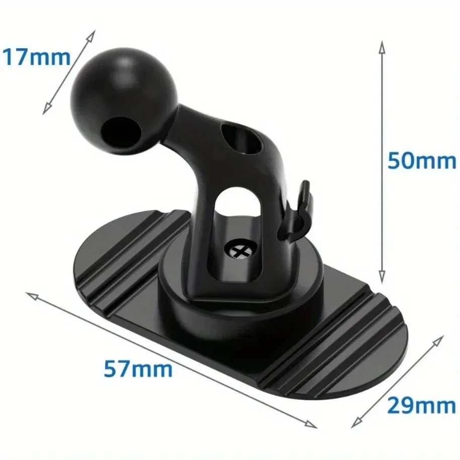 Car Universal Dashboard Phone Holder Base 17mm Ball Head Sticker Base for Car Cellphone Stand for IPhone Samsung Xiaomi Huawei